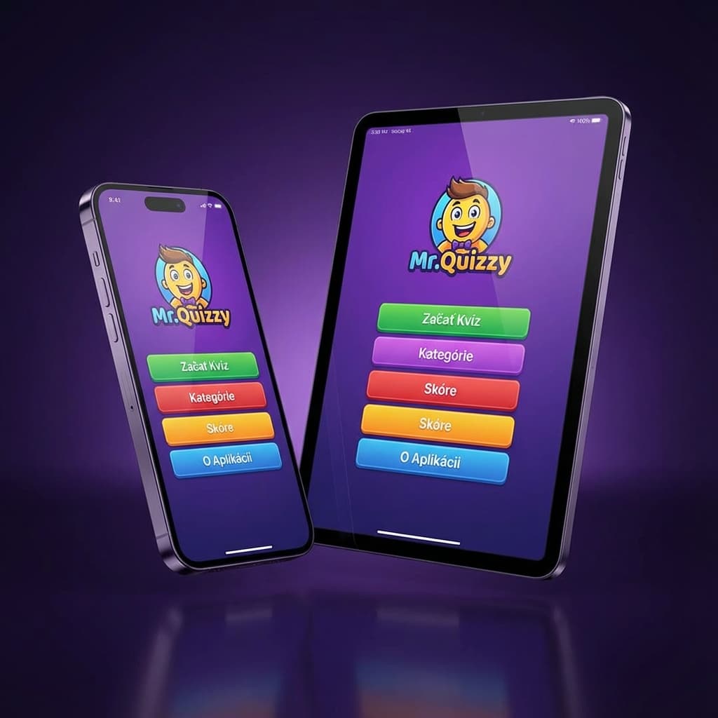 Mr.Quizzy App on Phone and Tablet